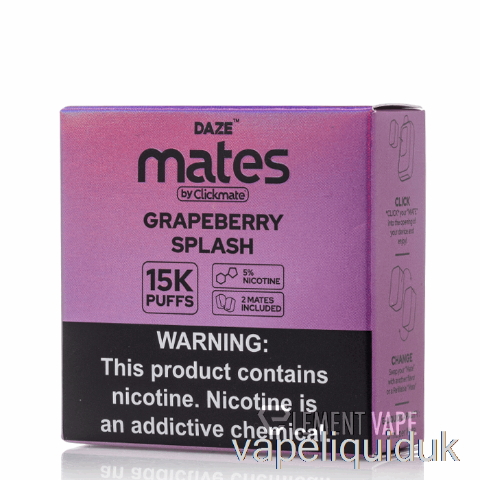 7 Daze Mate Pods Grapeberry Splash Vape Liquid